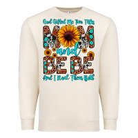 Sandshell god gifted me two titles mom and bebe  and i rock Premium Sweatshirt - JahusDesignShop