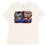 Bone Sweet land of liberty 4th of july Ladies Tee - CowGirlArtShop