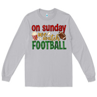 Moon Dust on sunday we watch football Long Sleeve Tee - BundleAndBundleShop