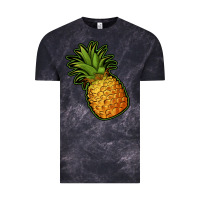 Cloud Black pineapple Vintage Tee - Jasminsmagicworld