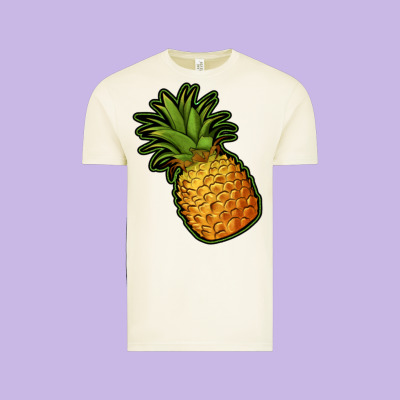 Pineapple Vintage Tee Designed By Jasminsmagicworld