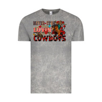 Cloud Rock Never stop lovin cowboys Vintage Tee - FaDigitalArtStudio