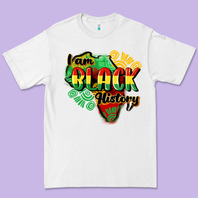 I Am Black History Premium Tee Designed By Cowgirlartshop
