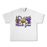 Lunar Rock Peace love crawfish Mardi Gras skeleton hand Urban Heavy Tee - FaDigitalArtStudio