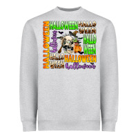 Heather Grey halloween Heavyweight Sweatshirt - AdoDesignShop