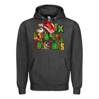 Charcoal Heather tx christmas cowgirl Zipper Hoodie - AdoDesignShop