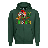 Sports Green tx christmas cowgirl Zipper Hoodie - AdoDesignShop