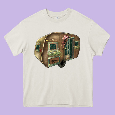 Caravan Heavy Core Tee Designed By Howdyjamesfarm