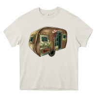 Cream Caravan Heavy Core Tee - HowdyJamesFarm