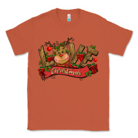 Copper love christmas reindeer Classic Tee - CowGirlArtShop
