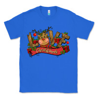 True Royal love christmas reindeer Classic Tee - CowGirlArtShop