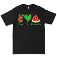 Black Peace Love Watermelon Premium Tee - Jasminsmagicworld