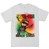 Dove Grey free ish since 1865 juneteenth Premium Tee - CowGirlArtShop