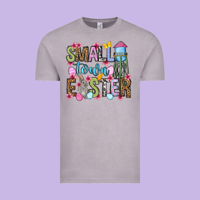 Easter Day Small Town Easter Vintage Tee Designed By Oliviacreatesart