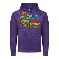 Cloud Purple let all that you do be done in love Vintage Hoodie - BundleAndBundleShop