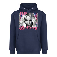 Navy free britney Heavyweight Hoodie - AdoDesignShop