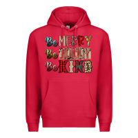 Cardinal be merry be jolly be kind Premium Hoodie - SublimationCraftShop
