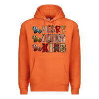Carrot be merry be jolly be kind Premium Hoodie - SublimationCraftShop