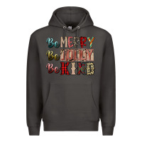 Smoke be merry be jolly be kind Premium Hoodie - SublimationCraftShop