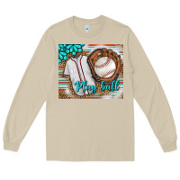 Mushroom Baseball Play Ball With Leopard Mousepad Long Sleeve Tee - BundleAndBundleShop