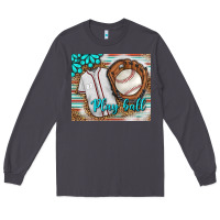 Smoke Baseball Play Ball With Leopard Mousepad Long Sleeve Tee - BundleAndBundleShop