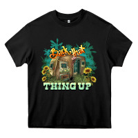 Black Back that thing up Heavy Core Tee - HowdyJamesFarm