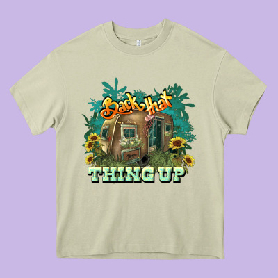 Back That Thing Up Heavy Core Tee Designed By Howdyjamesfarm