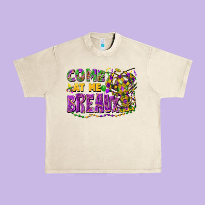 Come At Me Breaux Urban Heavy Tee Designed By Fadigitalartstudio