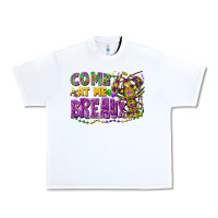 White Come at me breaux Urban Heavy Tee - FaDigitalArtStudio