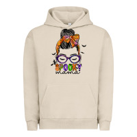 Pigment French Oak spooky mama Urban Hoodie - JahusDesignShop