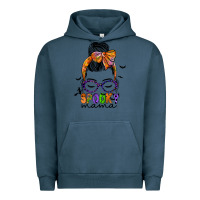 Pigment Midnight Navy spooky mama Urban Hoodie - JahusDesignShop