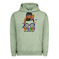 Pigment Oil Green spooky mama Urban Hoodie - JahusDesignShop