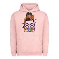 Pigment Salmon spooky mama Urban Hoodie - JahusDesignShop