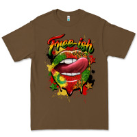 Cacao free ish juneteenth lips Premium Tee - CowGirlArtShop