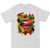 Dove Grey free ish juneteenth lips Premium Tee - CowGirlArtShop