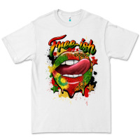White free ish juneteenth lips Premium Tee - CowGirlArtShop