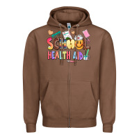 Chestnut school healt aid Zipper Hoodie - AdoDesignShop