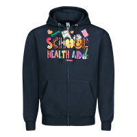 Navy school healt aid Zipper Hoodie - AdoDesignShop
