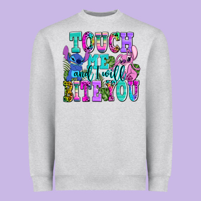 Touch Me And I Will Bite Heavyweight Sweatshirt Designed By Adodesignshop