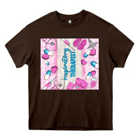 Chocolate Brown respiratory therapist Heavy Core Tee - TumblerDesignByShophia