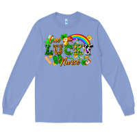 Colony Blue one lucky nurse Long Sleeve Tee - FaDigitalArtStudio