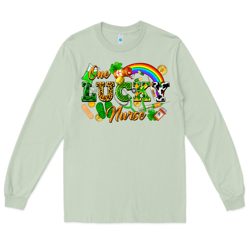 One Lucky Nurse Long Sleeve Tee by FaDigitalArtStudio | Teevron