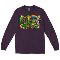 Plum one lucky nurse Long Sleeve Tee - FaDigitalArtStudio