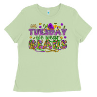 Matcha On Tuesday we wear beads Ladies Tee - HowdyJamesFarm