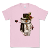 Bubblegum Pink snowman gnome Classic Tee - CowGirlArtShop