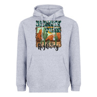 Heather Grey honky tonk highway Heavyweight Hoodie - AdoDesignShop