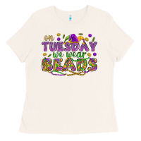 Bone On Tuesday we wear beads Ladies Tee - HowdyJamesFarm