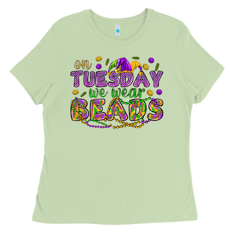 On Tuesday We Wear Beads Ladies Tee by HowdyJamesFarm | Teevron