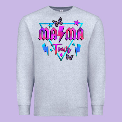 Mama Tour Front Premium Sweatshirt Designed By Jahusdesignshop