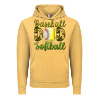 Vintage Mustard Baseball Dad Softball Vintage Hoodie - BundleAndBundleShop